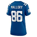 Zennovawear Women's Indianapolis Colts Will Mallory Royal Team Game Jersey