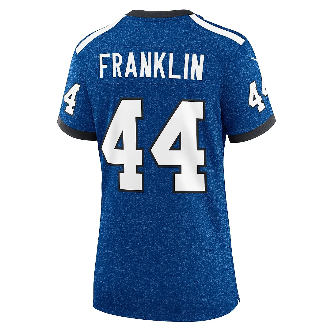 Zennovawear Women's Indianapolis Colts Zaire Franklin Royal Indiana Nights Alternate Game Jersey