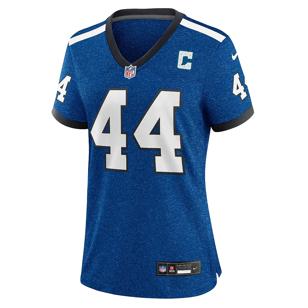 Zennovawear Women's Indianapolis Colts Zaire Franklin Royal Indiana Nights Alternate Game Jersey