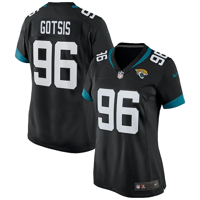 Zennovawear Women's Jacksonville Jaguars Adam Gotsis Black Game Jersey