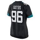 Zennovawear Women's Jacksonville Jaguars Adam Gotsis Black Game Jersey