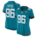Zennovawear Women's Jacksonville Jaguars Adam Gotsis Teal Game Jersey