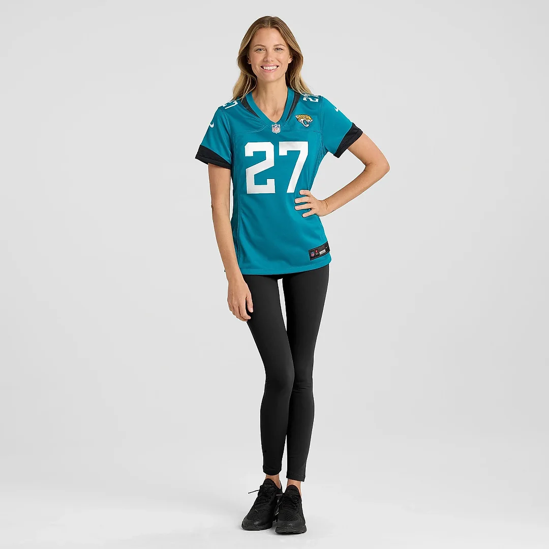 Zennovawear Women's Jacksonville Jaguars Amani Oruwariye Teal Game Jersey