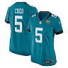 Zennovawear Women's Jacksonville Jaguars Andre Cisco Teal Game Player Jersey