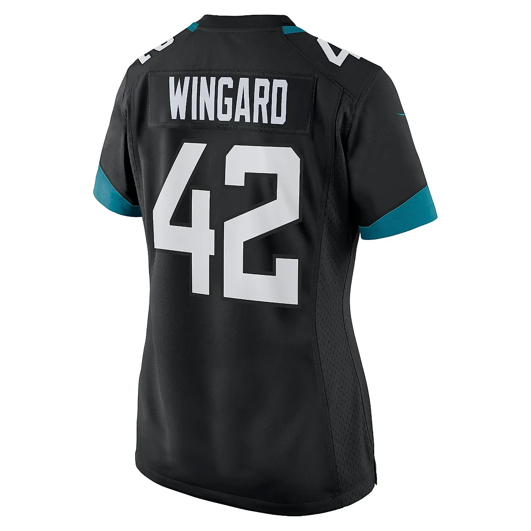 Zennovawear Women's Jacksonville Jaguars Andrew Wingard Black Game Jersey
