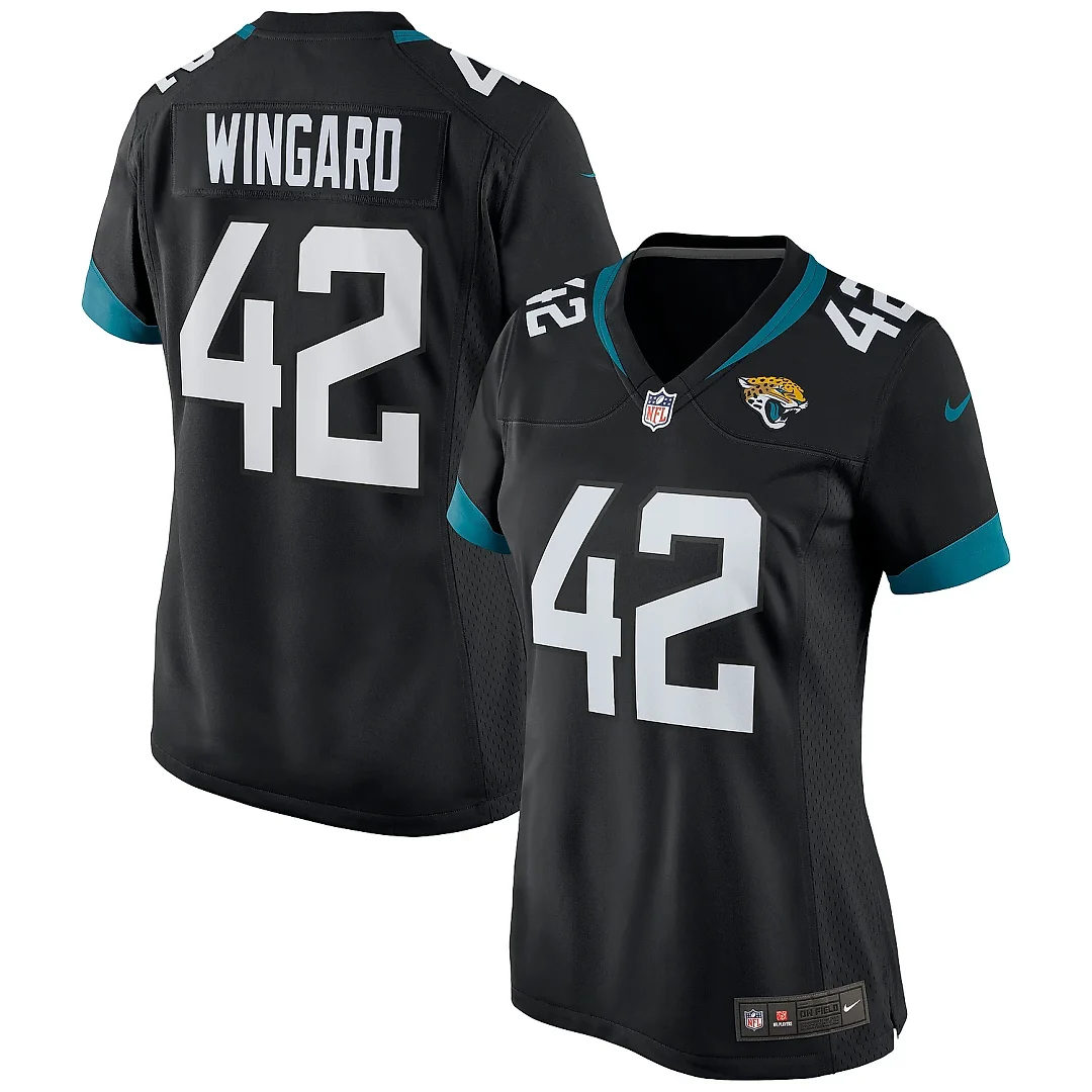 Zennovawear Women's Jacksonville Jaguars Andrew Wingard Black Game Jersey