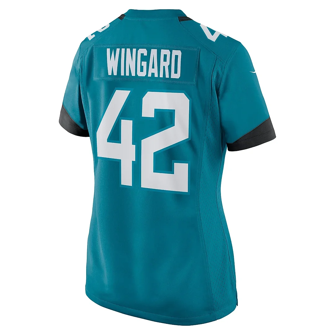 Zennovawear Women's Jacksonville Jaguars Andrew Wingard Teal Game Jersey