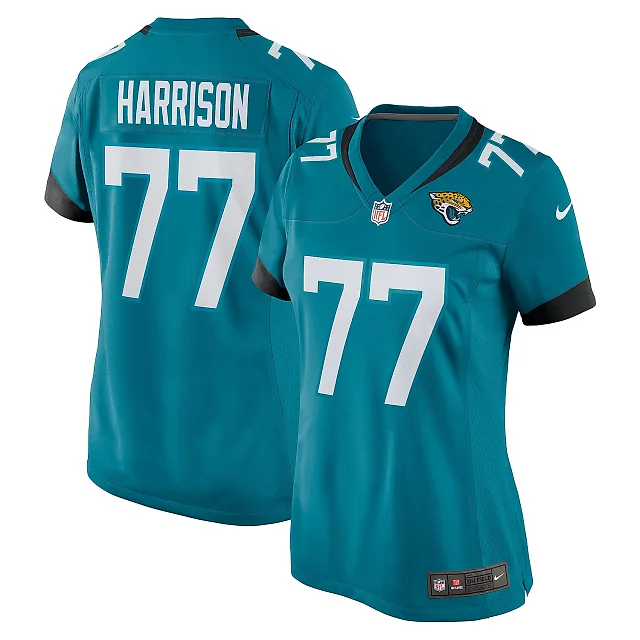 Zennovawear Women's Jacksonville Jaguars Anton Harrison Teal Team Game Jersey