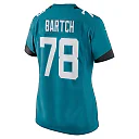 Zennovawear Women's Jacksonville Jaguars Ben Bartch Teal Game Jersey
