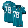 Zennovawear Women's Jacksonville Jaguars Ben Bartch Teal Game Jersey
