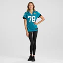 Zennovawear Women's Jacksonville Jaguars Ben Bartch Teal Game Jersey