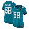 Zennovawear Women's Jacksonville Jaguars Brandon Scherff Teal Game Player Jersey