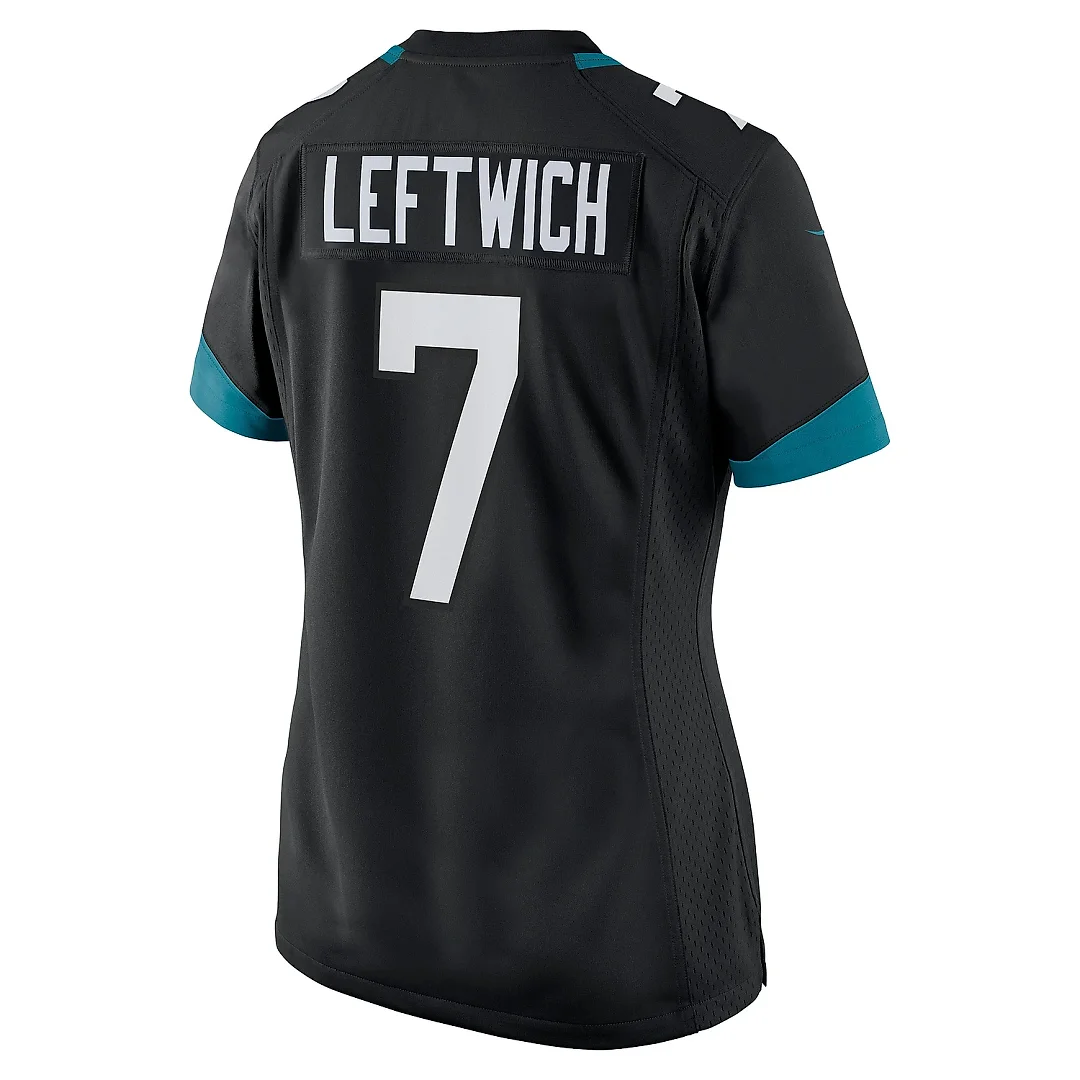 Zennovawear Women's Jacksonville Jaguars Byron Leftwich Black Alternate Retired Player Game Jersey