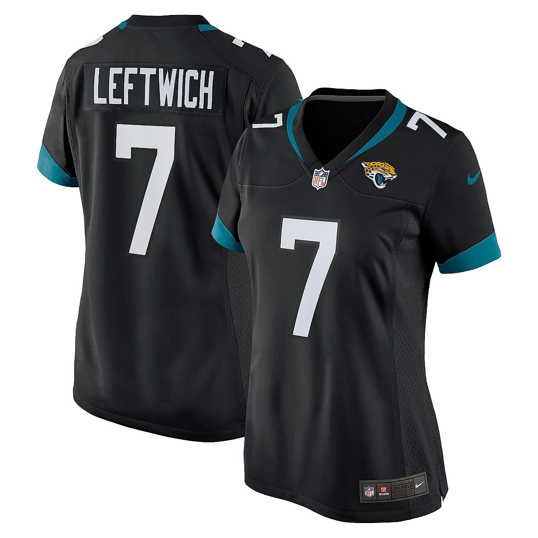 Zennovawear Women's Jacksonville Jaguars Byron Leftwich Black Alternate Retired Player Game Jersey