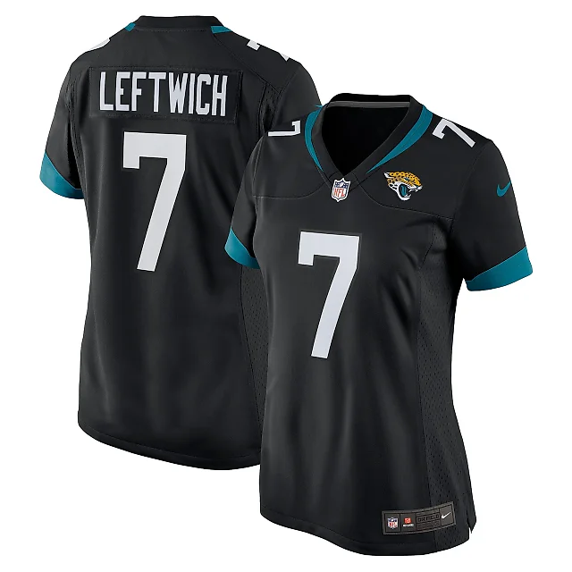 Zennovawear Women's Jacksonville Jaguars Byron Leftwich Black Alternate Retired Player Game Jersey