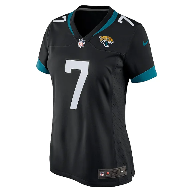 Zennovawear Women's Jacksonville Jaguars Byron Leftwich Black Alternate Retired Player Game Jersey