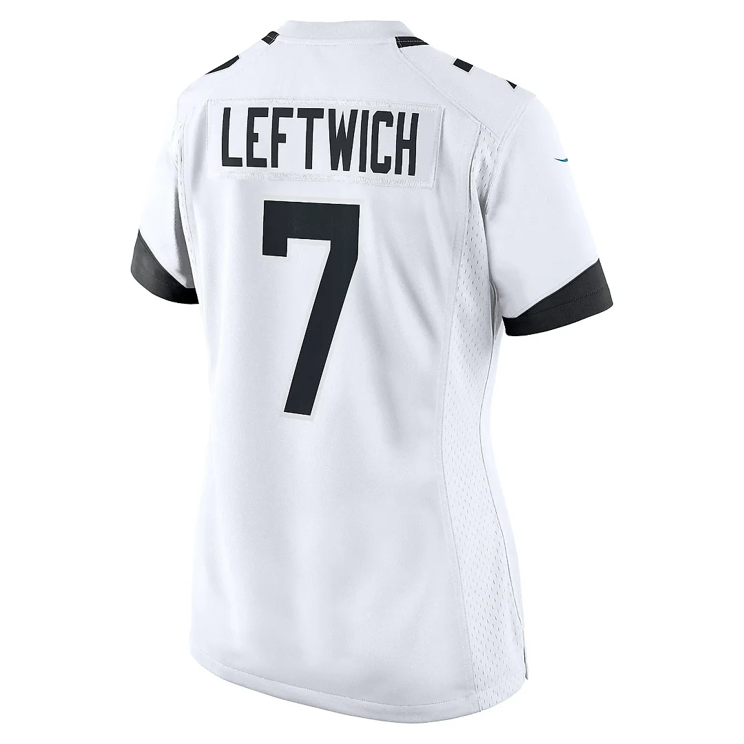 Zennovawear Women's Jacksonville Jaguars Byron Leftwich White Retired Player Game Jersey