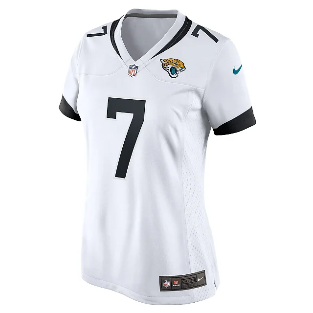 Zennovawear Women's Jacksonville Jaguars Byron Leftwich White Retired Player Game Jersey