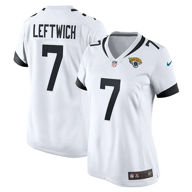 Zennovawear Women's Jacksonville Jaguars Byron Leftwich White Retired Player Game Jersey
