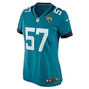 Zennovawear Women's Jacksonville Jaguars Caleb Johnson Teal Game Player Jersey