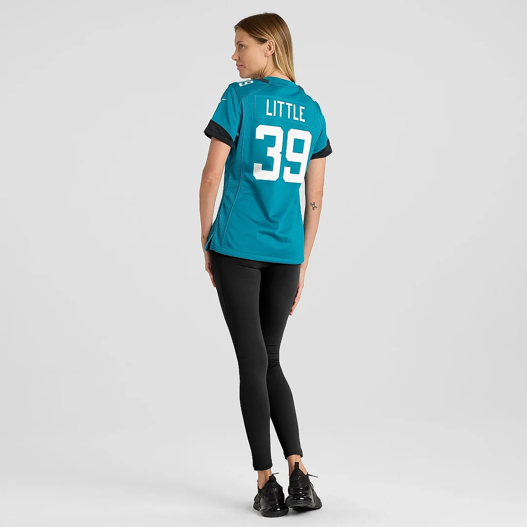 Zennovawear Women's Jacksonville Jaguars Cam Little Teal Game Jersey