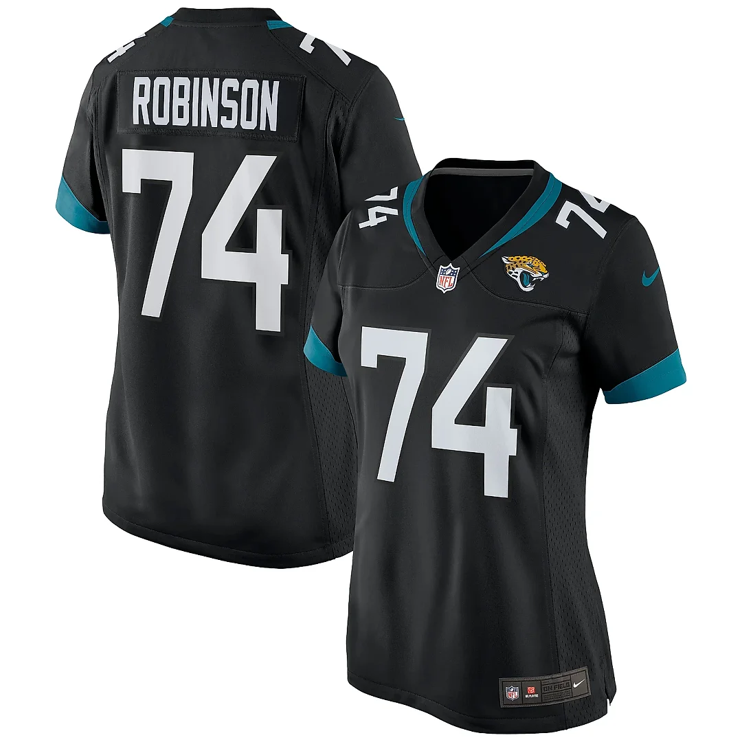 Zennovawear Women's Jacksonville Jaguars Cam Robinson Black Game Jersey
