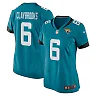 Zennovawear Women's Jacksonville Jaguars Chris Claybrooks Teal Game Player Jersey