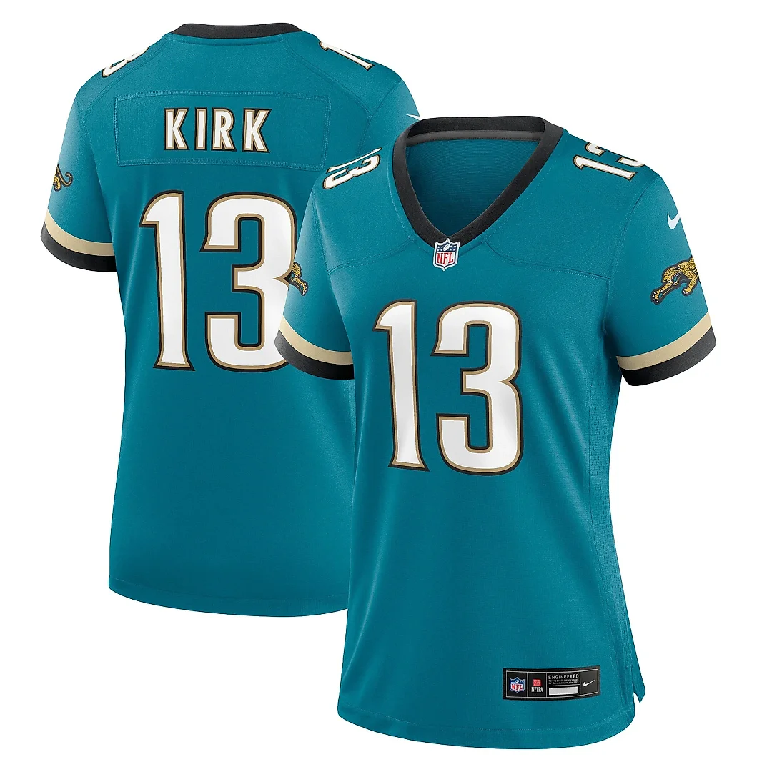 Zennovawear Women's Jacksonville Jaguars Christian Kirk Teal Prowler Throwback Game Jersey