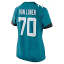 Zennovawear Women's Jacksonville Jaguars Cole Van Lanen Teal Game Player Jersey