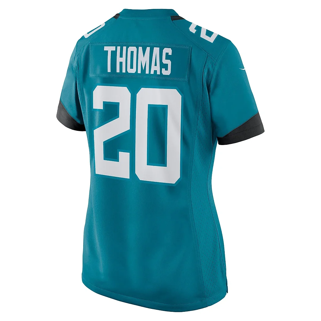 Zennovawear Women's Jacksonville Jaguars Daniel Thomas Teal Game Jersey