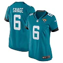 Zennovawear Women's Jacksonville Jaguars Darnell Savage Teal Team Game Jersey