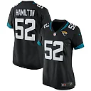 Zennovawear Women's Jacksonville Jaguars DaVon Hamilton Black Game Jersey