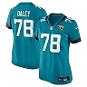 Zennovawear Women's Jacksonville Jaguars Dennis Daley Teal Game Jersey
