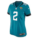 Zennovawear Women's Jacksonville Jaguars D'Ernest Johnson Teal Game Jersey