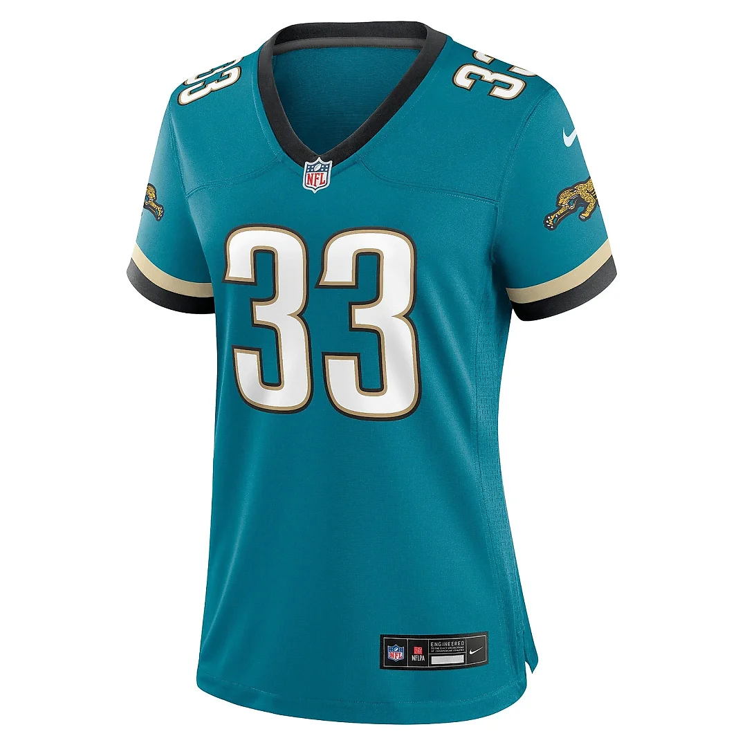 Zennovawear Women's Jacksonville Jaguars Devin Lloyd Teal Prowler Throwback Game Jersey