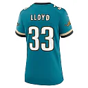 Zennovawear Women's Jacksonville Jaguars Devin Lloyd Teal Prowler Throwback Game Jersey