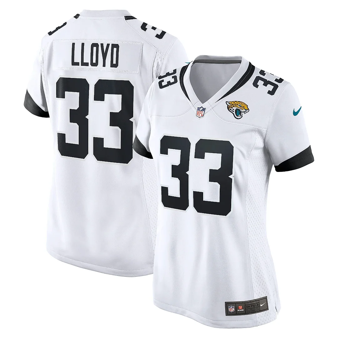 Zennovawear Women's Jacksonville Jaguars Devin Lloyd White Away Game Player Jersey