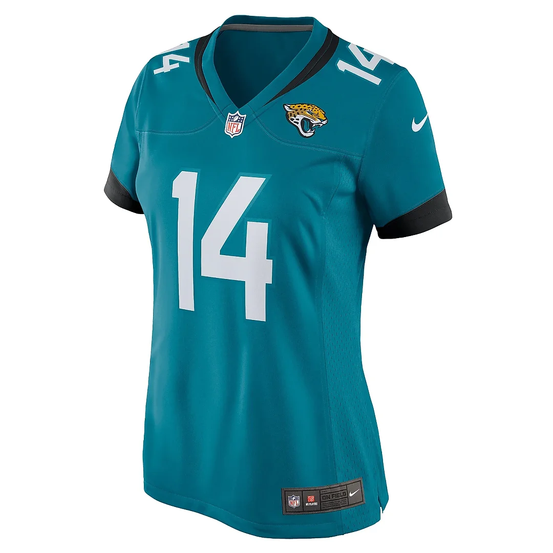 Zennovawear Women's Jacksonville Jaguars Elijah Cooks Teal Team Game Jersey
