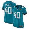 Zennovawear Women's Jacksonville Jaguars Erick Hallett Teal Game Jersey