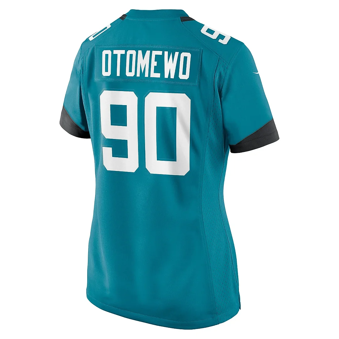 Zennovawear Women's Jacksonville Jaguars Esezi Otomewo Teal Game Jersey