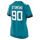 Zennovawear Women's Jacksonville Jaguars Esezi Otomewo Teal Game Jersey