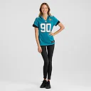 Zennovawear Women's Jacksonville Jaguars Esezi Otomewo Teal Game Jersey