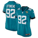 Zennovawear Women's Jacksonville Jaguars Esezi Otomewo Teal Team Game Jersey