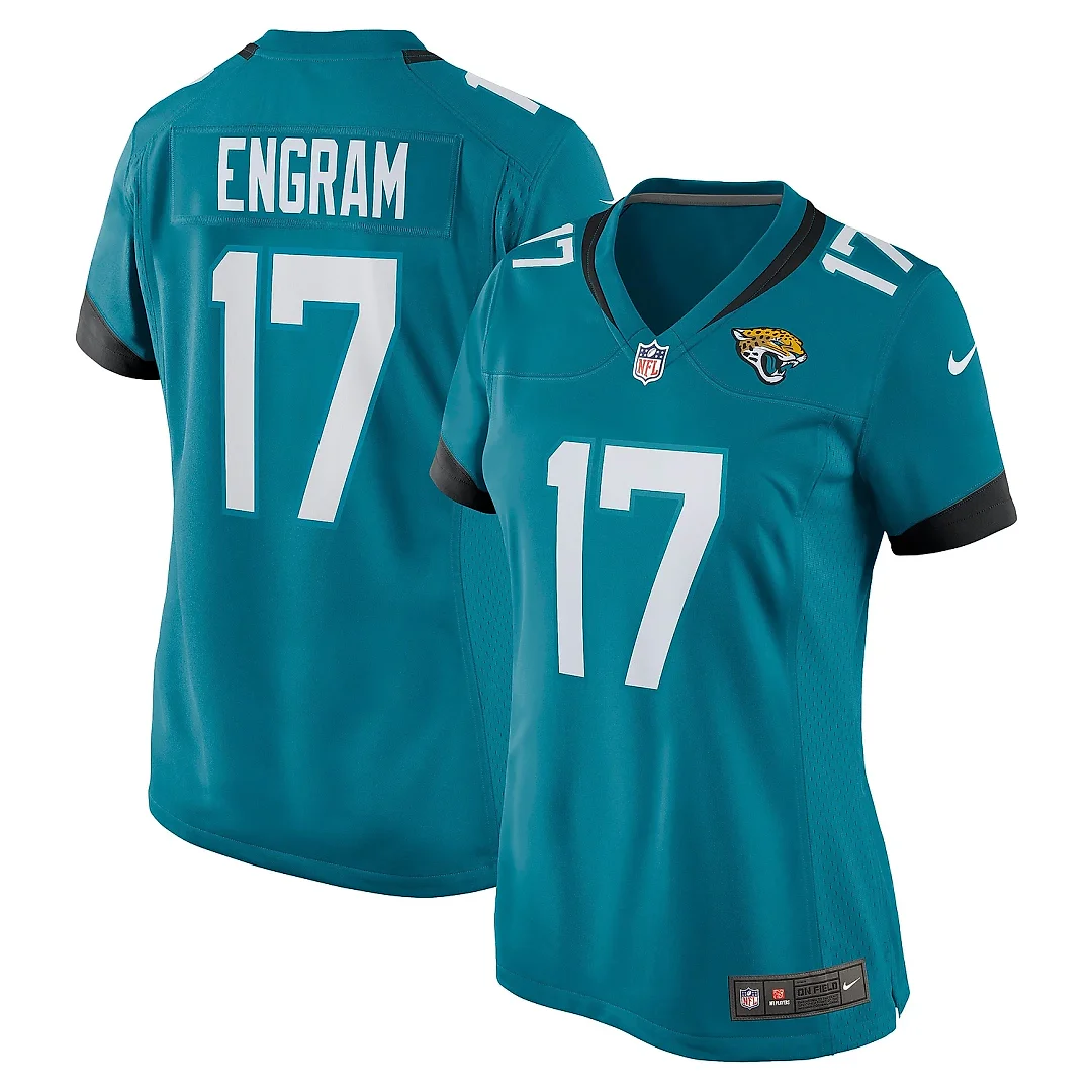 Zennovawear Women's Jacksonville Jaguars Evan Engram Teal Game Jersey