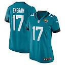 Zennovawear Women's Jacksonville Jaguars Evan Engram Teal Game Jersey