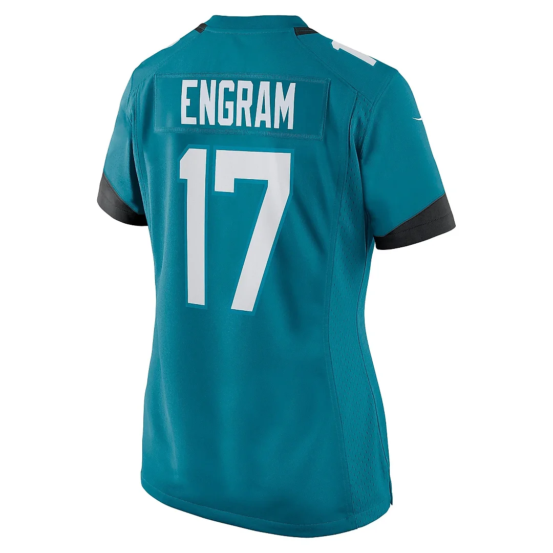 Zennovawear Women's Jacksonville Jaguars Evan Engram Teal Game Jersey