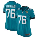 Zennovawear Women's Jacksonville Jaguars Ezra Cleveland Teal Game Jersey