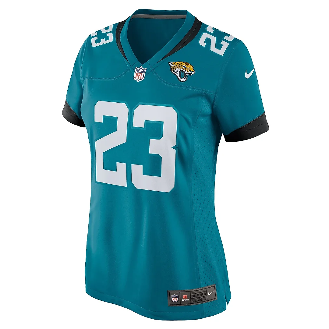 Zennovawear Women's Jacksonville Jaguars Foyesade Oluokun Teal Game Player Jersey