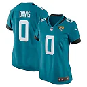 Zennovawear Women's Jacksonville Jaguars Gabe Davis Teal Team Game Player Jersey