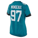 Zennovawear Women's Jacksonville Jaguars Henry Mondeaux Teal Game Jersey